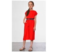 Костюм детский для девочки красного цвета 182576L