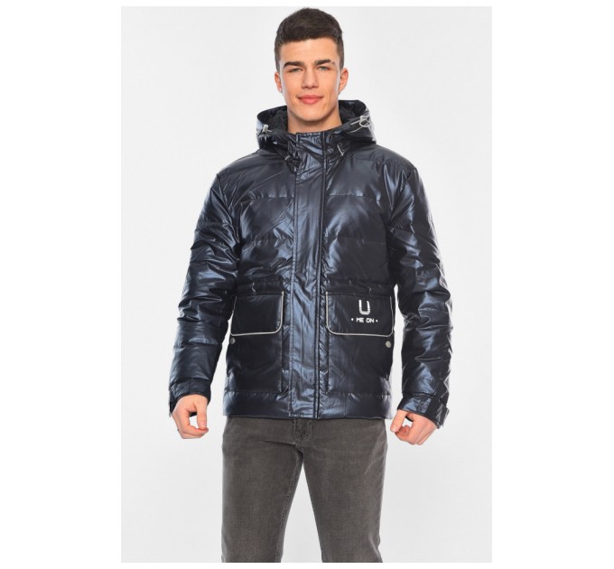 Пуховик чоловічий єврозима темно-синій 152672L