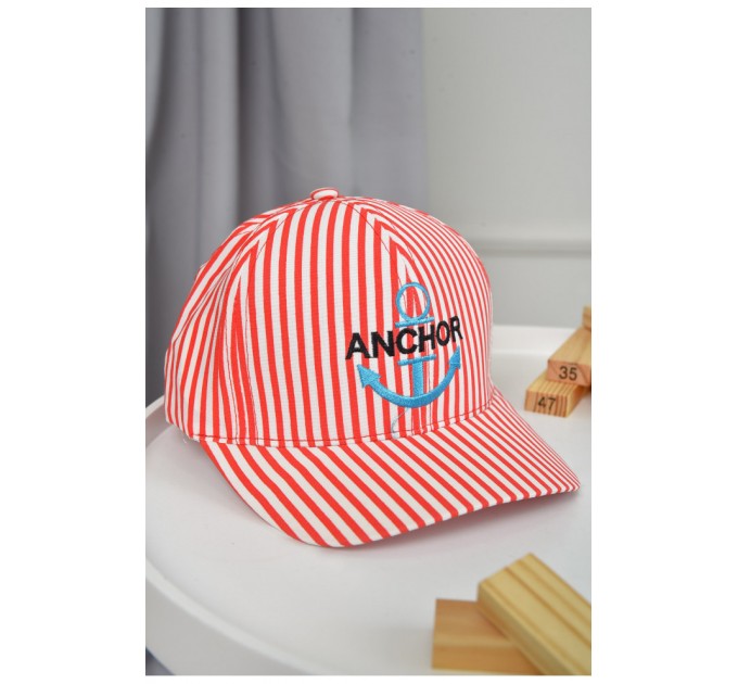 Кепка детская для мальчика красного цвета 155824L