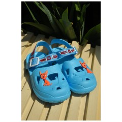 Сандалі дитячі піна для хлопчика блакитного кольору 159545L