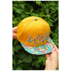 Кепка дитяча для дівчинки жовтого кольору 159898L