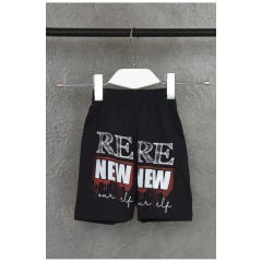 Шорти дитячі для хлопчика чорного кольору 160422L