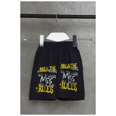 Шорти дитячі для хлопчика чорного кольору 160439L