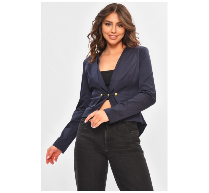 Женский пиджак темно-синего цвета 161587L