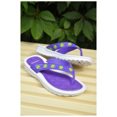 Вьетнамки детские девочка фиолетового цвета 163028L