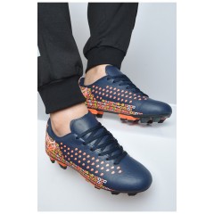 Бутсы мужские темно-синего цвета 163115L