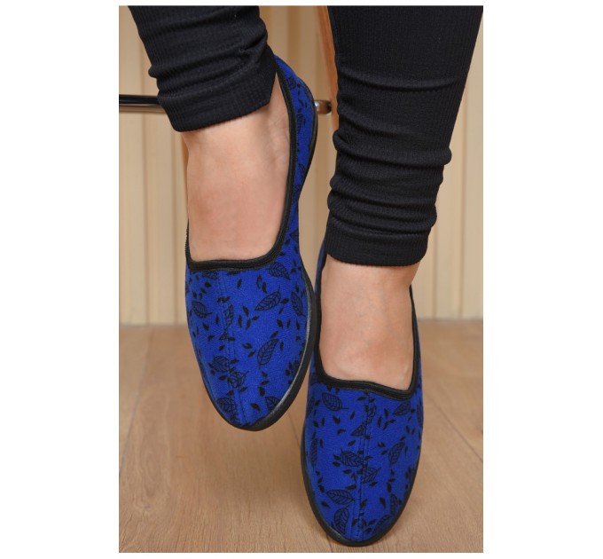 Капці жіночі синього кольору 163609L