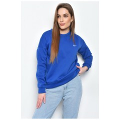 Батник жіночий на флісі синього кольору 168842L