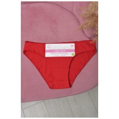 Труси жіночі однотонні червоного кольору 169461L