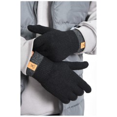 Рукавички чоловічі акрилові з начосом чорного кольору 170941L