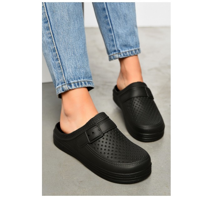 Сабо жіночі чорного кольору 170977L