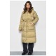 Куртка женская еврозима оливкового цвета с поясом 171835L
