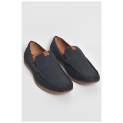 Мокасини чоловічі темно-синього кольору 173034L