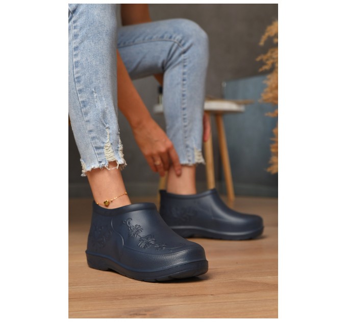 Калоші жіночі синього кольору 174835L