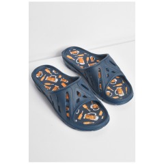 Шльопанці чоловічі піна темно-синього кольору 174886L