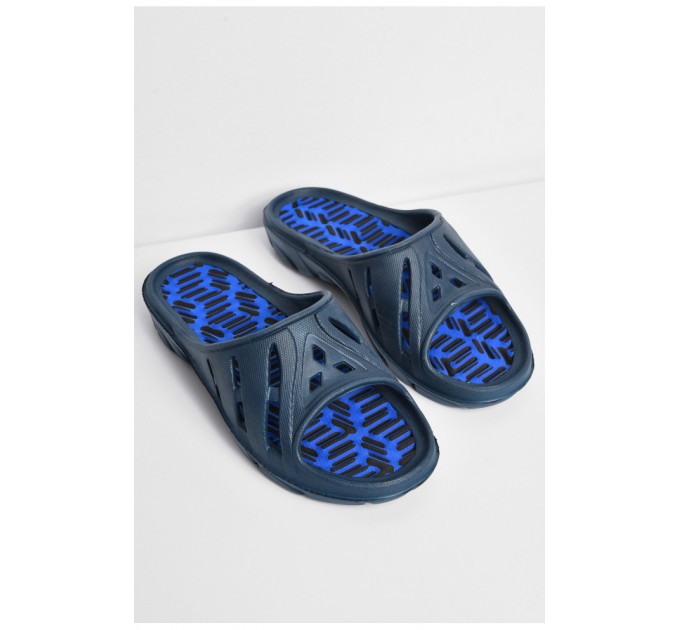 Шльопанці чоловічі піна темно-синього кольору 174887L