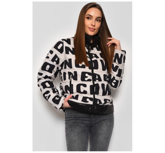 Куртка женская демисезонная бежевого цвета 175277L