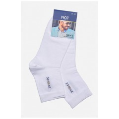 Носки мужские демисезонные белого цвета 175509L