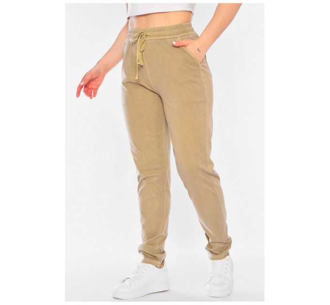 Брюки женские бежевого цвета 175712L