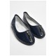 Балетки дитячі для дівчинки темно-синього кольору 175941L