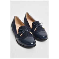 Туфлі для дівчинки темно-синього кольору 175975L