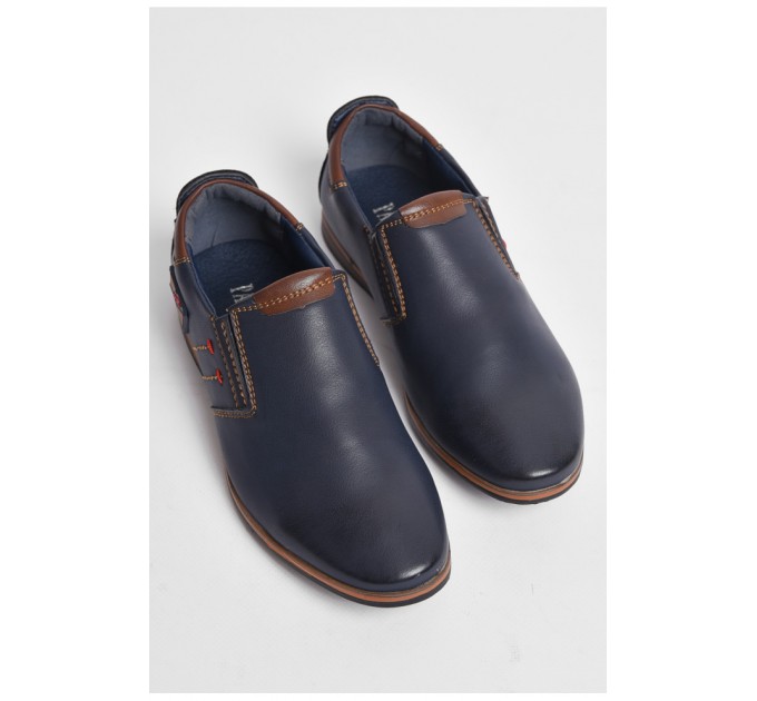 Туфлі дитячі для хлопчика темно-синього кольору 176121L