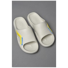Шльопанці чоловічі піна молочного кольору 177035L