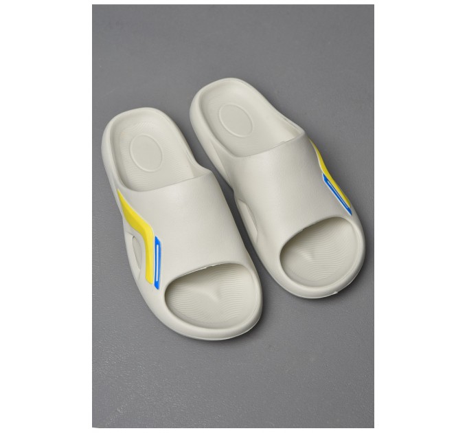 Шлепанцы мужские пена молочного цвета 177035L