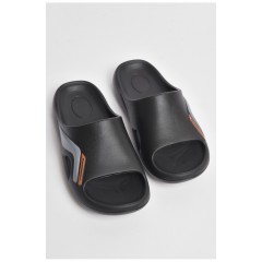 Шльопанці чоловічі піна чорного кольору 177055L