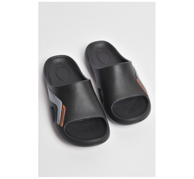 Шлепанцы мужские пена черного цвета 177055L