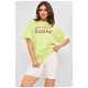 Футболка жіноча салатового кольору 178266L Футболка жіноча салатового кольору 178266L
