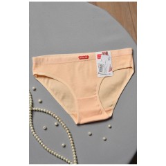 Трусы женские в рубчике желтого цвета 178632L