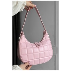Сумка женская из экокожи розового цвета 178732L