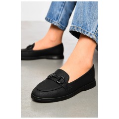 Туфлі-лофери жіночі чорного кольору 178778L