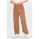 Штани жіночі напівбатальні темно-бежевого кольору 179102L