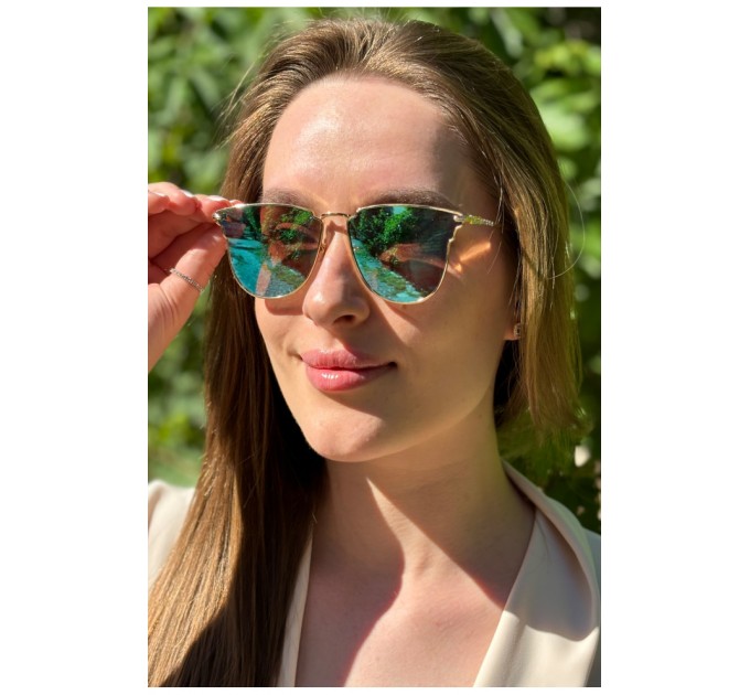 Окуляри жіночі золотистого кольору 179355L