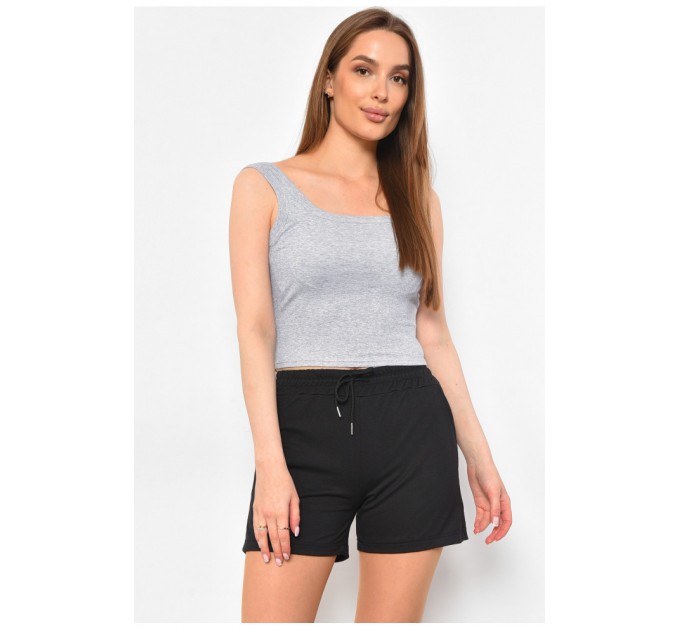 Шорты женские черного цвета 180019L