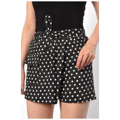 Спідниця-шорти жіноча чорного кольору 180092L