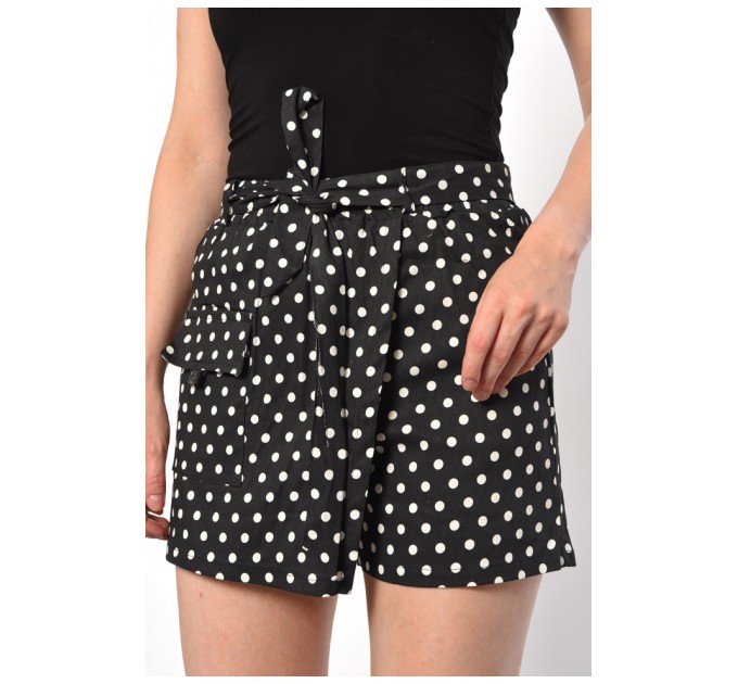 Спідниця-шорти жіноча чорного кольору 180092L
