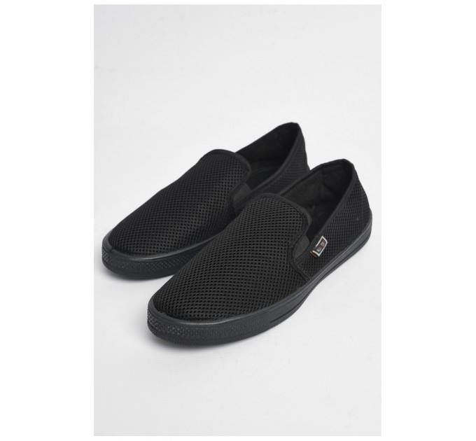 Мужские слипоны черного цвета 180349L