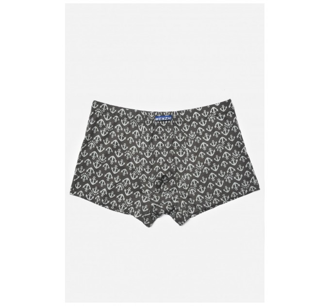 Боксеры мужские полубатальные темно-серого цвета 180485L