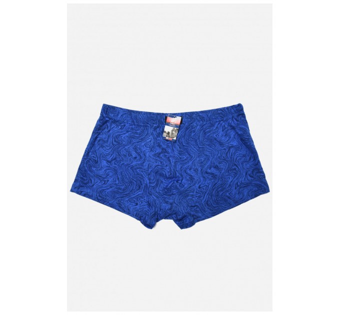 Боксеры мужские полубатальные синего цвета 180490L