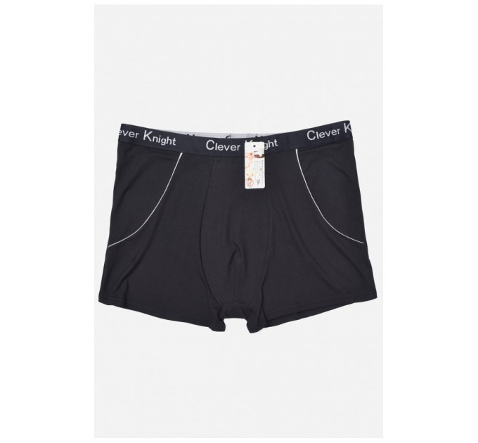 Боксеры мужские полубатальные темно-синего цвета 181406L