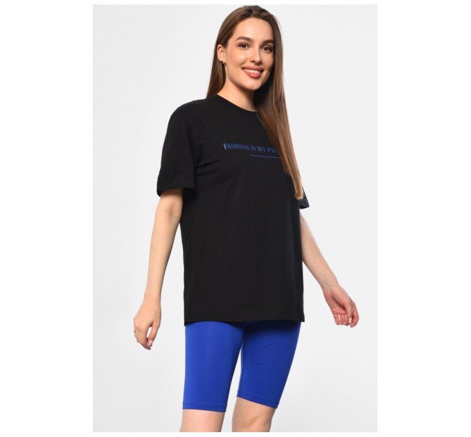 Женский костюм черно-синего цвета 181590L