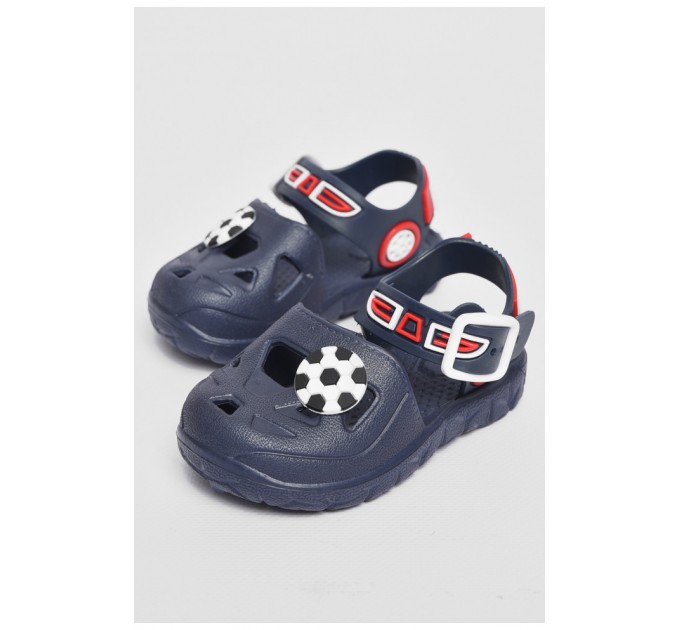 Сандалии детские пена для мальчика темно-синего цвета 182097L