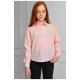 Блуза пiдлiткова для дівчинки персикового кольору 182838L