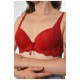 Бюстгальтер жіночий червоного кольору чашка В 183362L