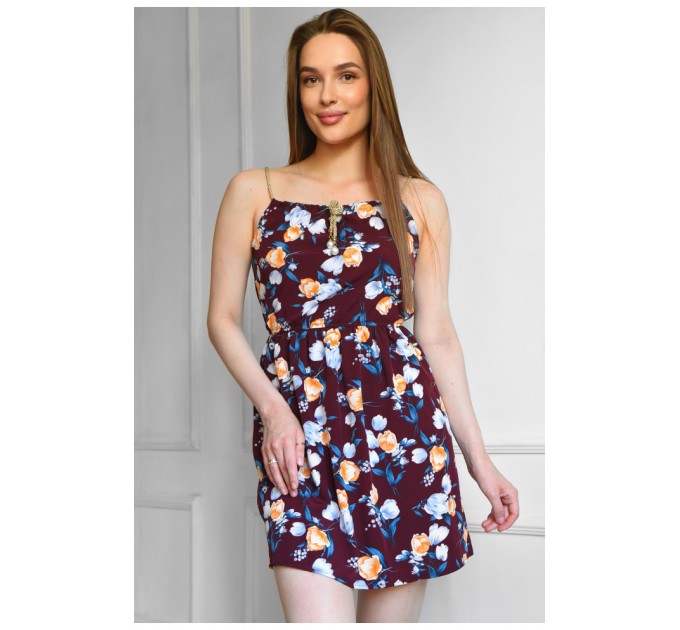 Сарафан жіночий коричневого кольору 183793L