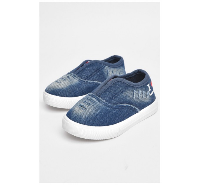 Мокасини дитячі темно-синього кольору 184234L