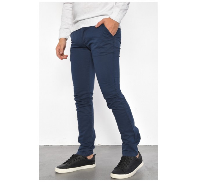 Брюки чоловічі темно-синього кольору 185715L